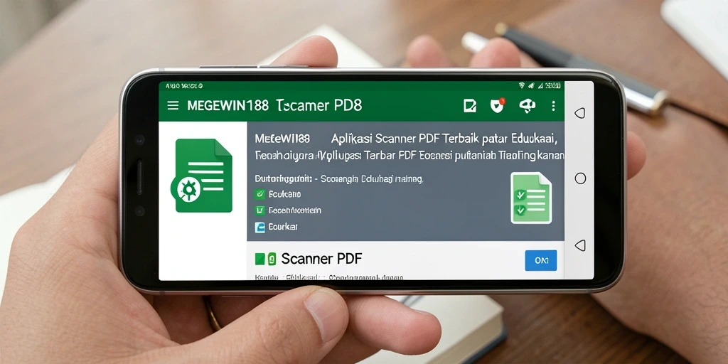 Antarmuka pengguna MEGEWIN188 yang ramah dan fungsional untuk Scanner PDF.