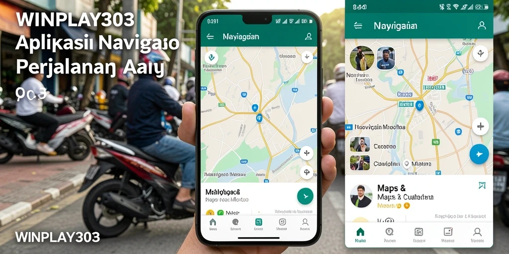 Antarmuka WINPLAY303 menampilkan peta navigasi yang jelas dan informatif.